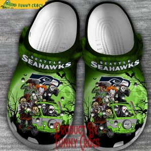 Seattle Seahawks Halloween Crocs Shoes