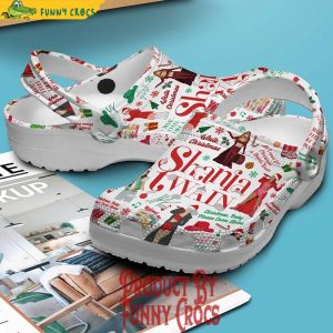 Shania Twain Christmas Crocs Shoes 3