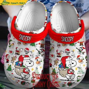 Snoopy Hohoho Christmas Crocs Shoes