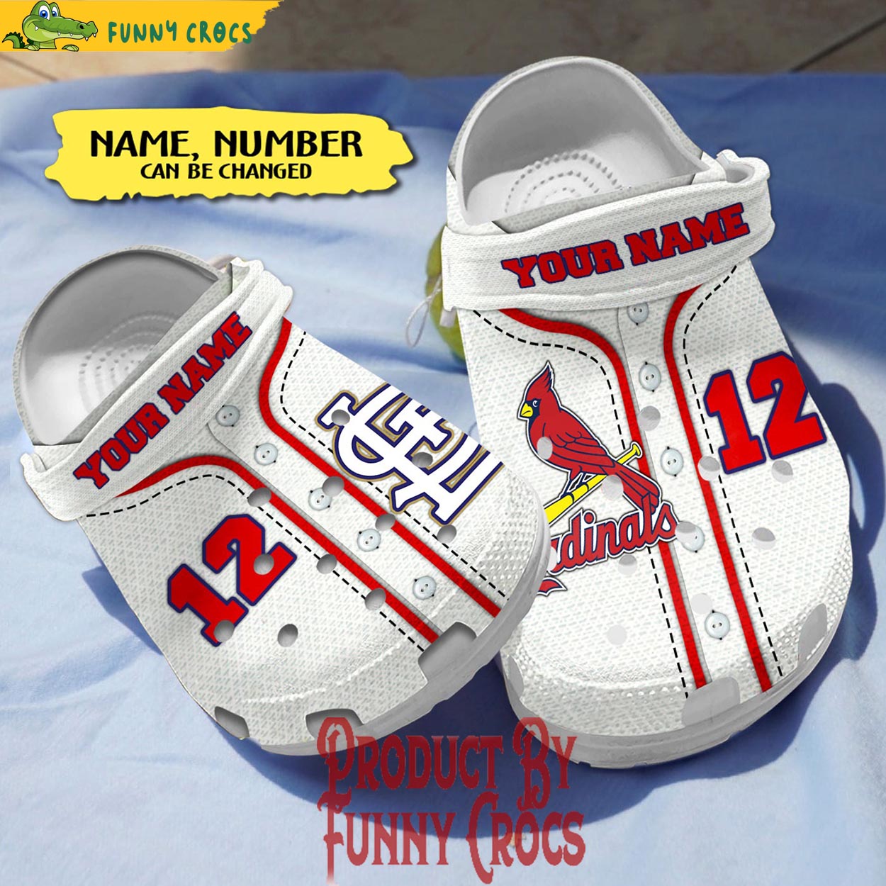 St. Louis Cardinals Team Clog Shoes, Baseball Crocs Shoes, B
