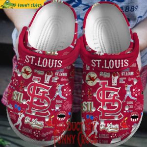 StL Cardinals Color Splash Crocs Clog Shoes - Jomagift