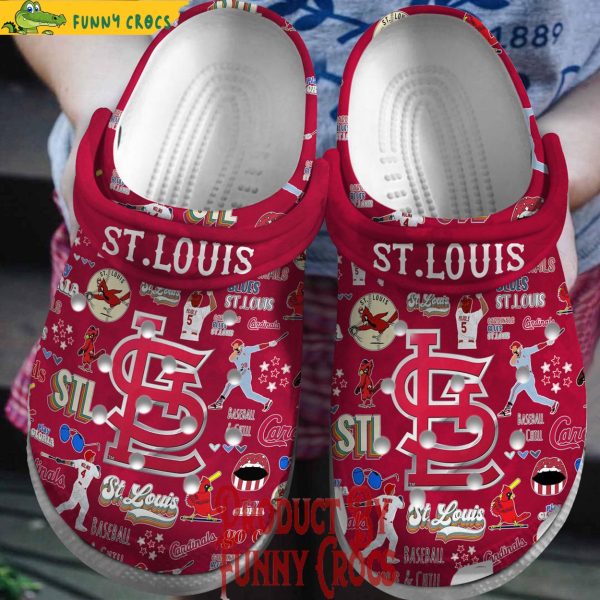 St Louis Cardinals Sport Crocs Shoes