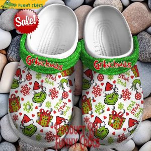 Stink Stank Stun Grinch Christmas Crocs Slippers
