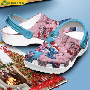 Stitch Angel Merry Christmas Crocs Shoes 2