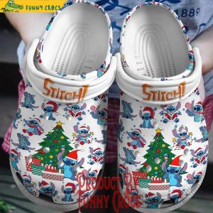 Stitch Christmas Tree Crocs Shoes