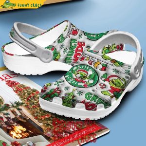 Stitch Coffee Christmas Crocs Shoes