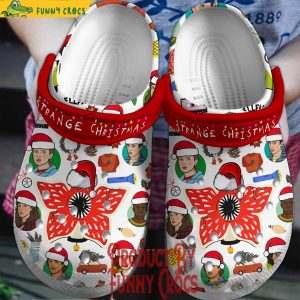 Stranger Things Christmas Crocs Shoes