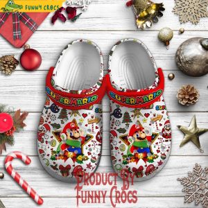 Super Mario Merry Christmas Crocs 1