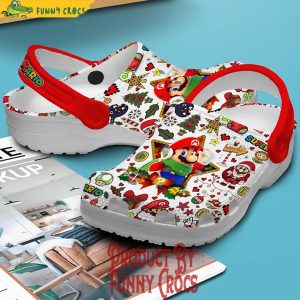 Super Mario Merry Christmas Crocs