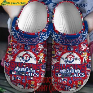 Texas Ranger Champion 2023 MLB Crocs Shoes 2