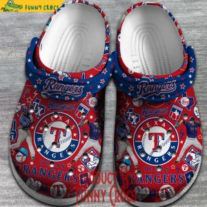 Texas Rangers Baseball Crocs Shoes 2
