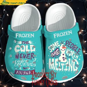 The Cold Never Bothered Me Anyway Frozen Crocs 2