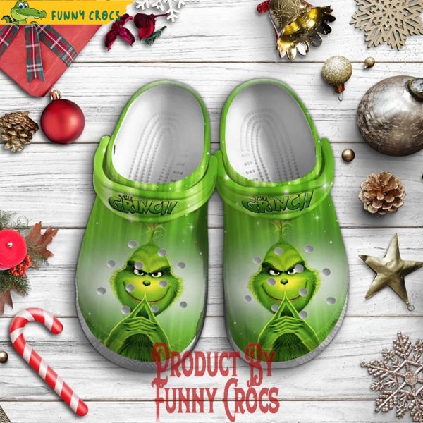 Christmas The Grinch Crocs Shoes Crocband