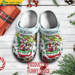 The Nightmare Before Christmas Merry Christmas Crocs Shoes 1