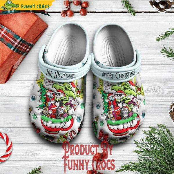 The Nightmare Before Christmas Merry Christmas Crocs Shoes