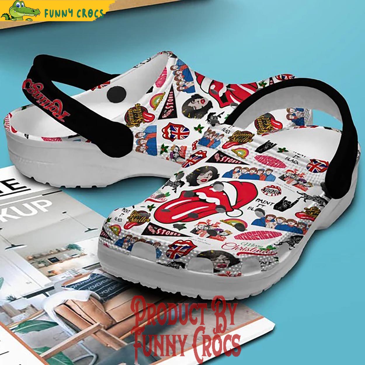 The Rolling Stones Happy Christmas Crocs