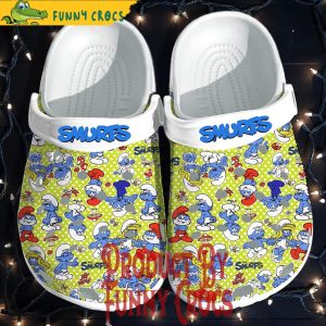 The Smurfs Pattern Crocs