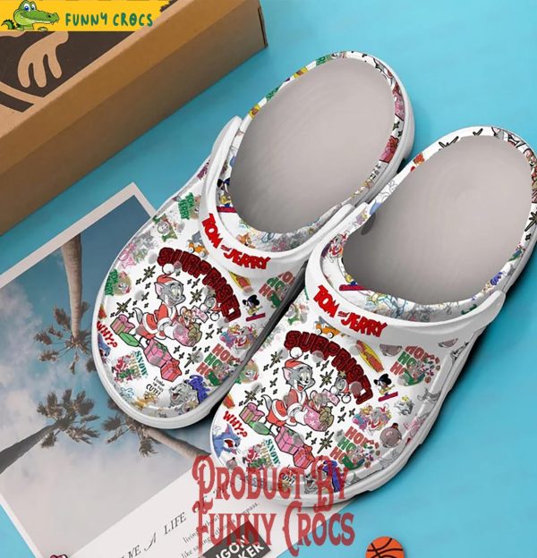 Tom And Jerry Christmas Crocs