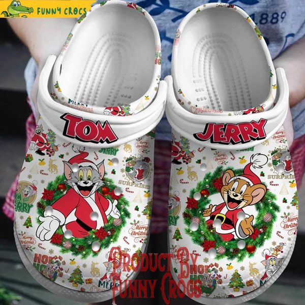 Tom And Jerry Christmas Crocs Shoes