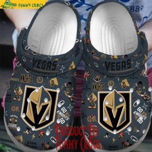 Vegas Golden Knights Grey Crocs