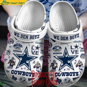 We Dem Boyz Dallas Cowboys Crocs Clogs Shoes 1