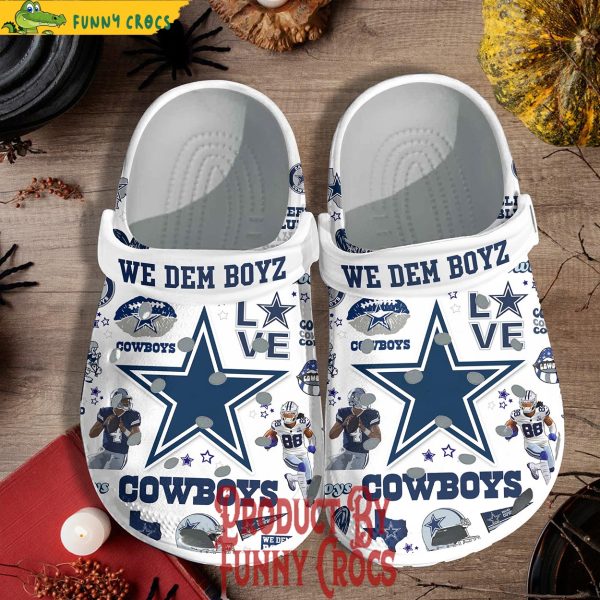 We Dem Boyz Dallas Cowboys Crocs Clogs Shoes