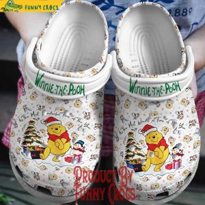 Winnie The Pooh Christmas Tree Crocs Shoes