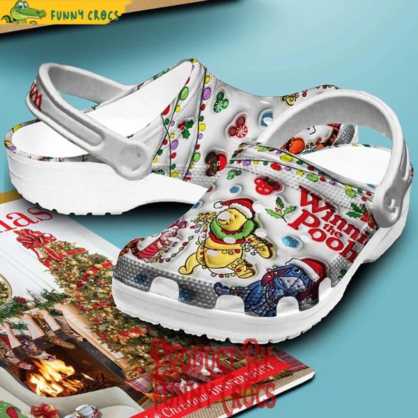 Winnie The Pooh Friends Christmas Crocs Shoes