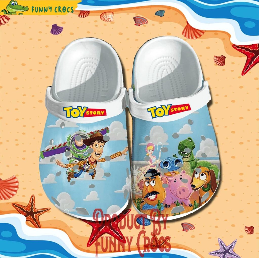 Woody And Buzz Lightyear Toy Story Crocs Shoes