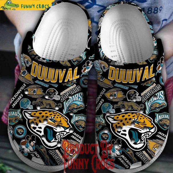 Jacksonville Jaguars Duuuval Black Crocs