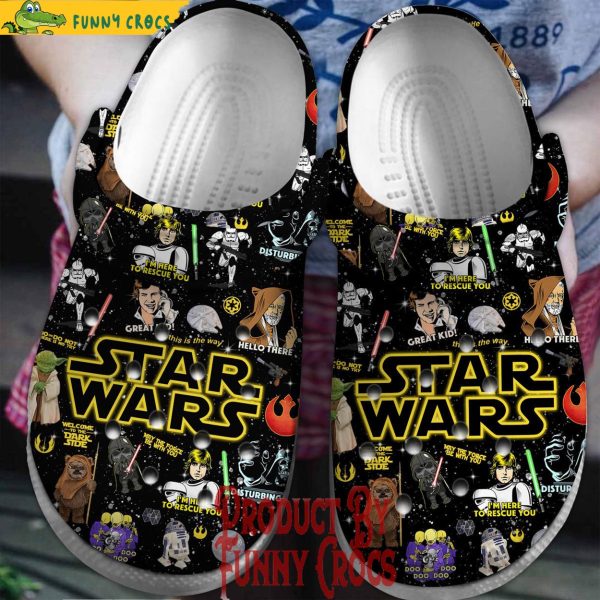 Star Wars 4 Crocs Shoes