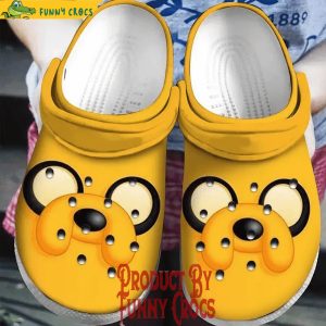 Adventure Time Jake Face Crocs Shoes