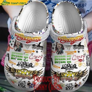 Aerosmith Dream On Crocs Shoes