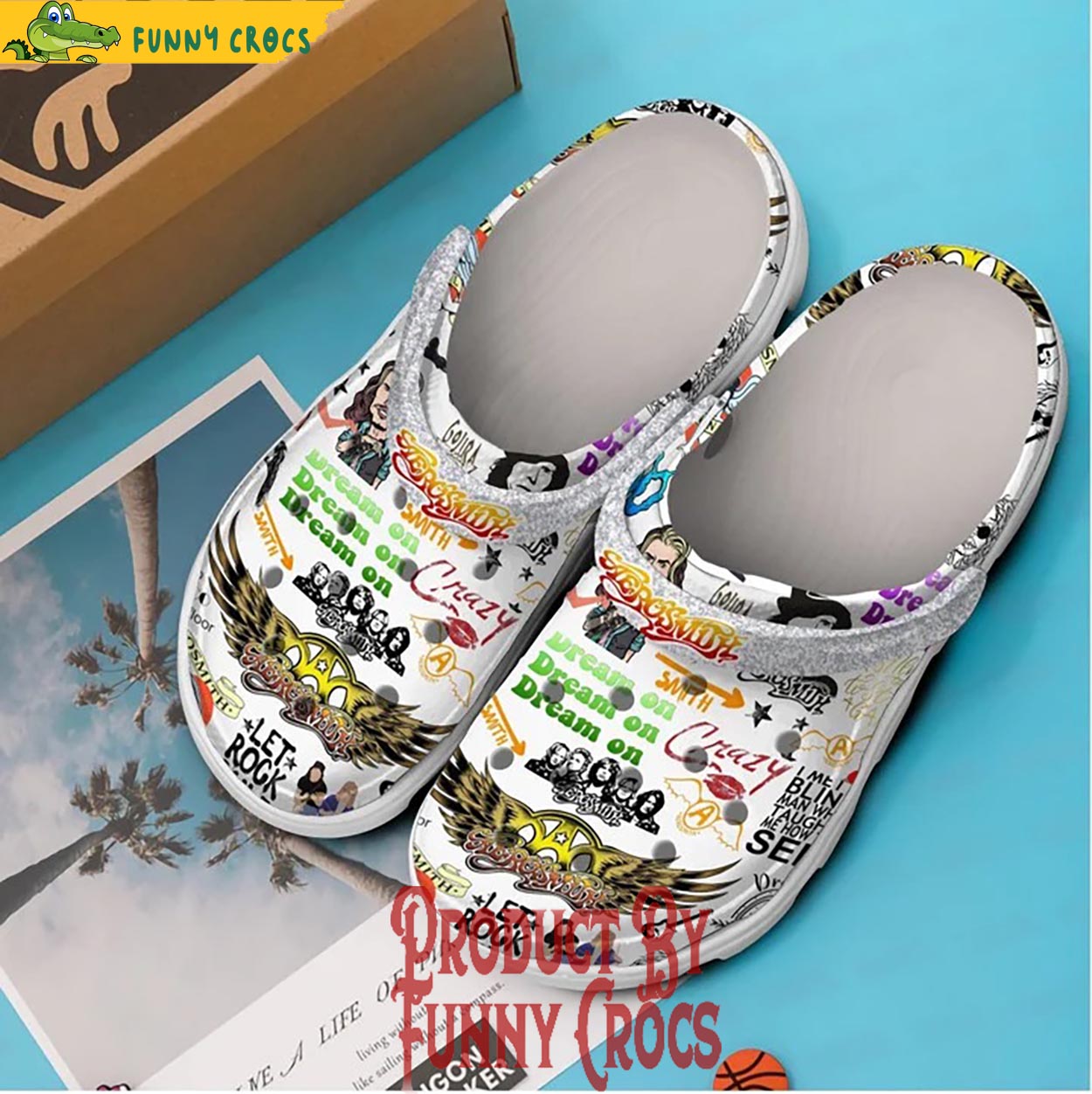 Aerosmith Dream On Crocs Shoes - Discover Comfort And Style Clog Shoes ...