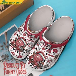 Alabama Crimson Roll Tide Crocs Shoes 3