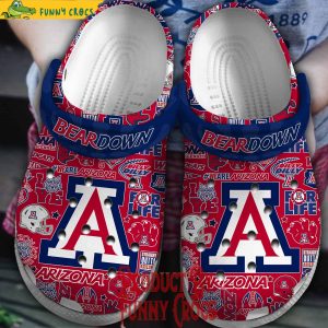 Arizona Bear Down Crocs Shoes 1
