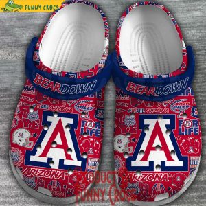 Arizona Bear Down Crocs Shoes 2