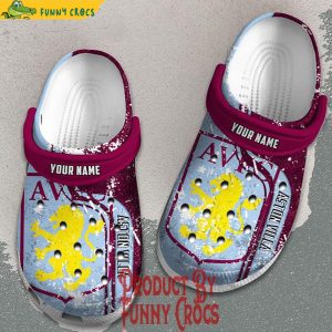 Aston Villa Premier League Crocs Shoes