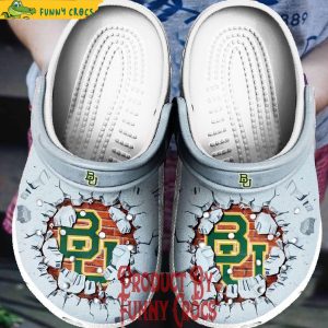 Baylor Bears Broken Wall Crocs Shoes