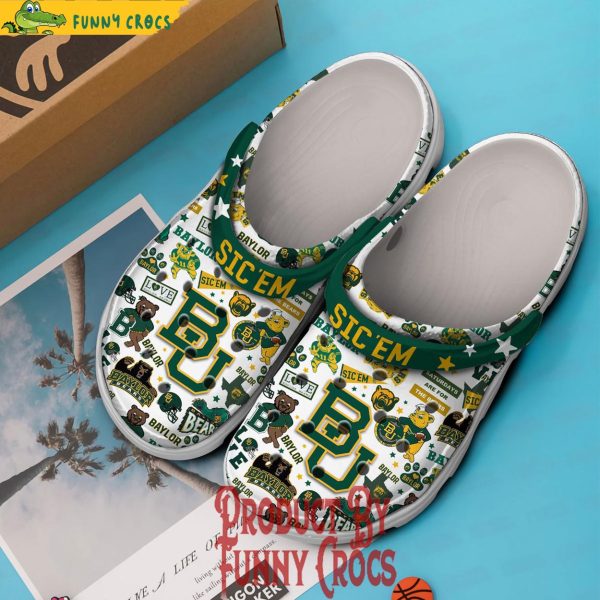 Baylor Bears Sic ‘Em Bears Crocs Shoes