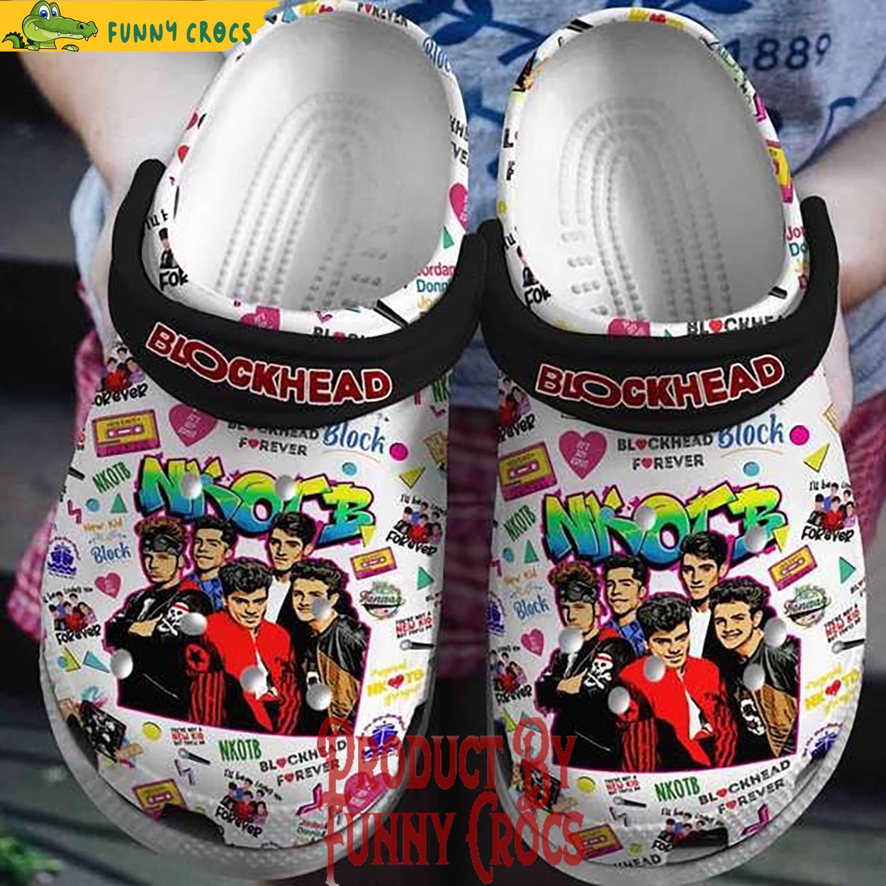 Blocked Head New Kid On The Block Crocs Shoes - Discover Comfort And ...