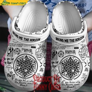Bring Me The Horizon Can You Feel My Heart Crocs Shoes