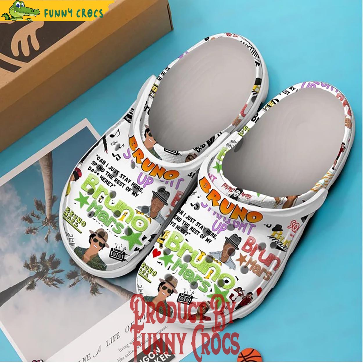Bruno Mars Straight Up And Down Crocs Shoes - Discover Comfort And ...