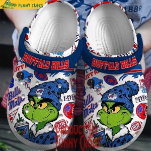 Buffalo Bills Grinch Crocs Shoes 1