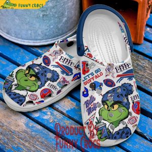 Buffalo Bills Grinch Crocs Shoes 3