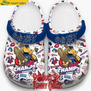Champions Texas Rangers 2023 Crocs Clogs Shoes 1