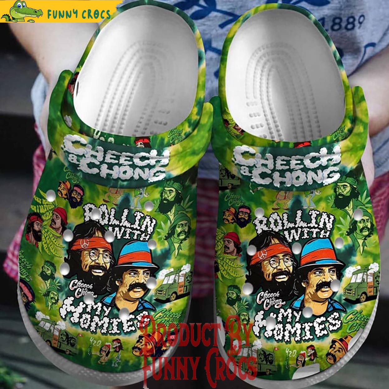 Cheech And Chong Rollin' With My MomMies Crocs Shoes - Discover Comfort ...