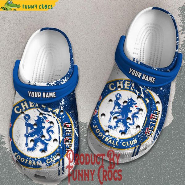 Chelsea Premier League Personalized Crocs Shoes