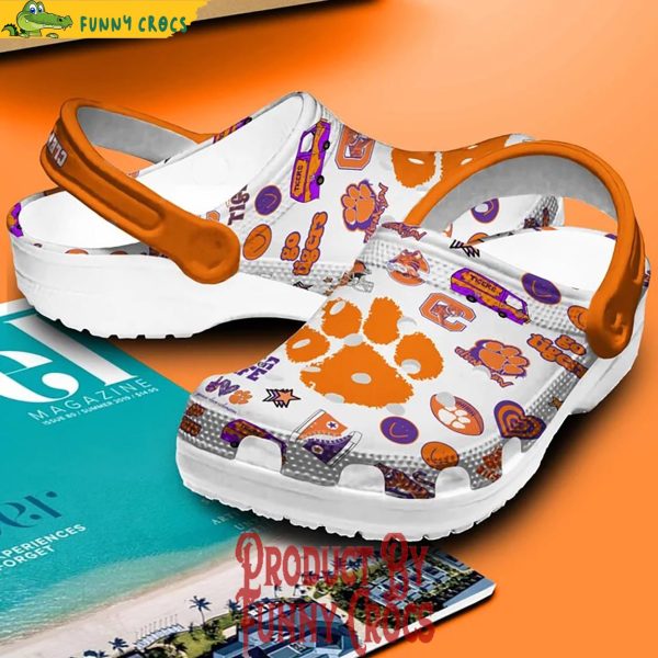 Clemson Tigers For Life NCAA Crocs Shoes