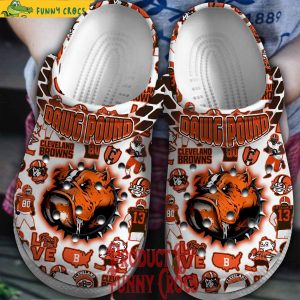 Cleveland Browns Dawg Pound Crocs Slippers
